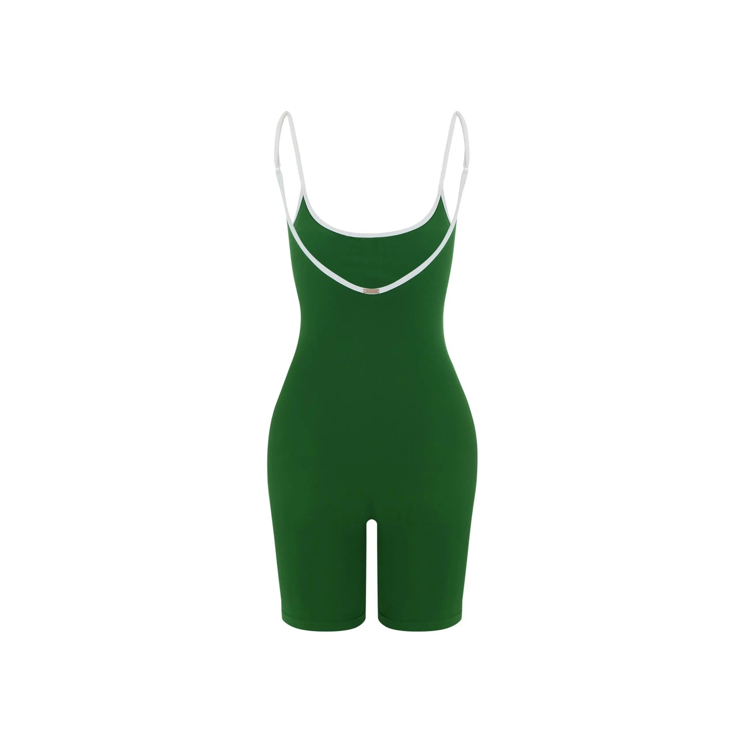 Gia Onesie - Green/White