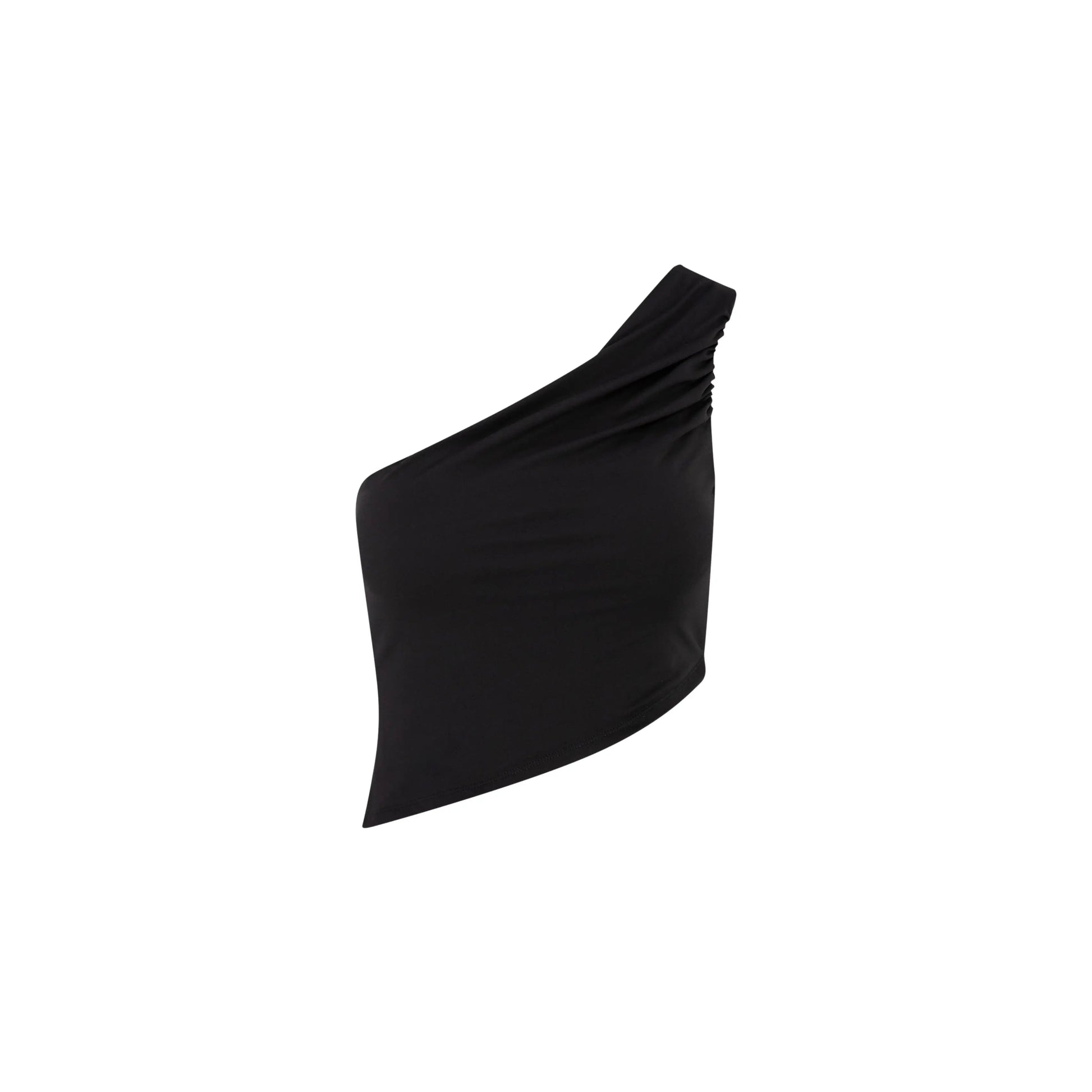 Joelle Oneshoulder Top - Black AMADAWEAR