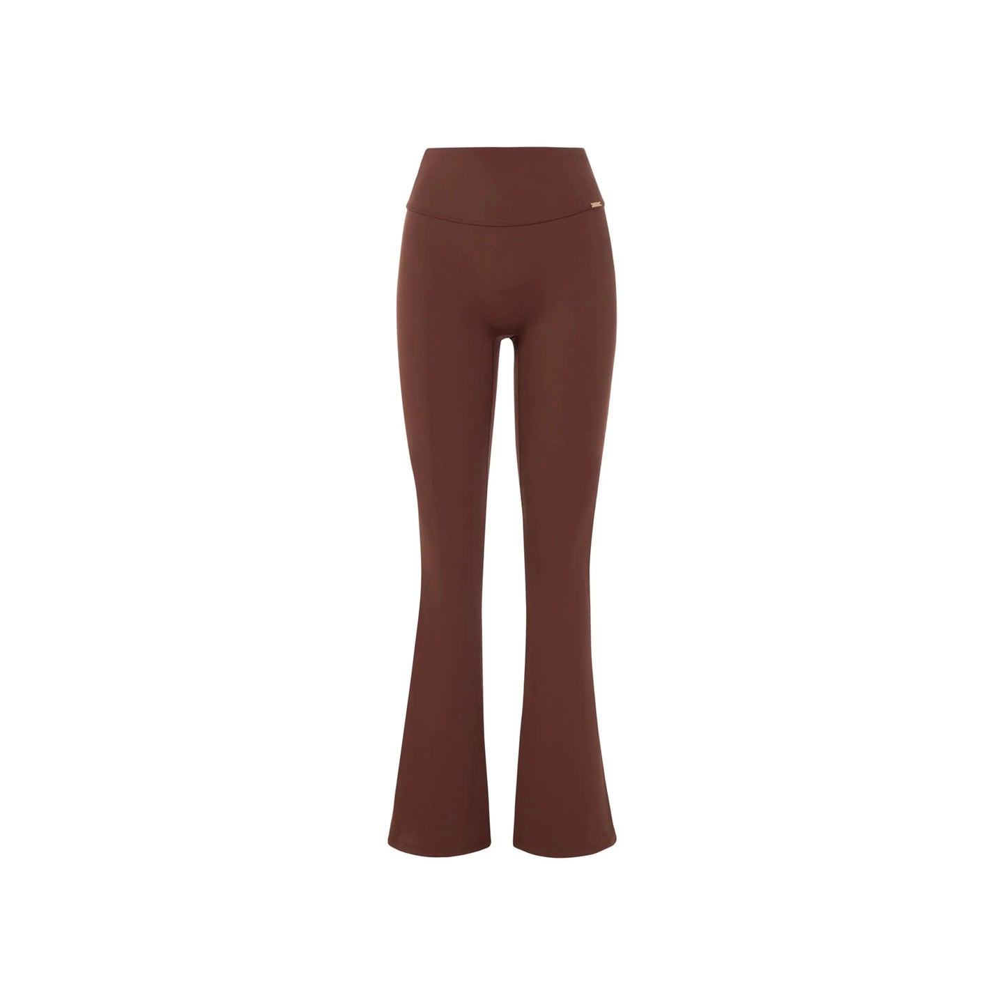 Lia Scrunched Flare Leggings - Choco