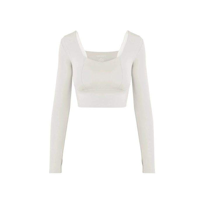 Uela Long Sleeve Top - Ivory AMADAWEAR